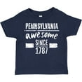 thumbnail image 3 of Inktastic Pennsylvania Awesome Since 1787 Boys or Girls Toddler T-Shirt, 3 of 5