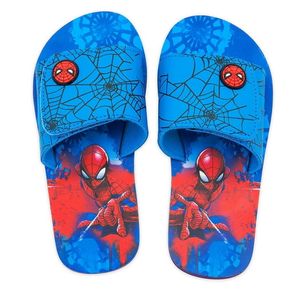 Disney Store Marvel Spider-Man Flip Flops Sandals Shoes Boy Size 11/12