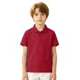 thumbnail image 4 of Fozruso Boys Collared Shirt School Uniform Kids Soft Breathable Classic Button Closure Shirt for School and Daily wear, 4 of 6
