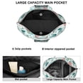 thumbnail image 3 of Spring Bloom Travel Bag Floral Print Weekender Duffel, Lightweight, , Adjustable Strap, Rustic Farmhouse Style, 3 of 5
