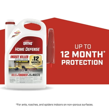 Ortho Home Defense Insect Killer for Indoor and Perimeter2, Kills Ants and Roaches, 1 gal.