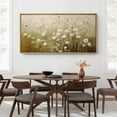 thumbnail image 4 of Large Framed Canvas Print The Abstract Modern Wall Art Decorative Ready to Hang Painting for Living room Bedroom - 60"x30" Natural Frame, 4 of 7