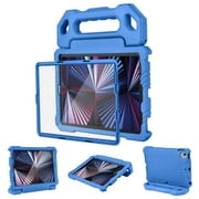 Kids Case For iPad Air 10.9'' 5th Gen 2022 / 4th Gen 2020, iPad Pro 11 2020/2018,Built-in Screen Protector Shockproof Light Weight Handle Convertible Stand Cover