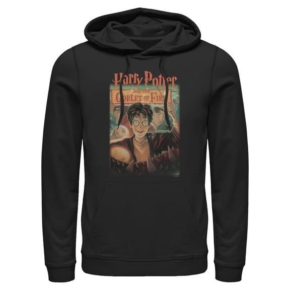 Mens Harry Potter and the Philosopher's Stone Goblet Of Fire Cover Lightweight Hoodie