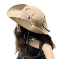 thumbnail image 2 of WTOBBY Breathable Trekking Sun Hat, Jungle Ready UPF 50+ Protective Cap for Hiking and Backpacking Adventures with Moisture Wicking Technology,Khaki, 2 of 5
