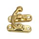 thumbnail image 4 of 1 par de ganchos decorativos de cerradura pequeña de Metal antiguo candado de joyero de madera con tornillos para herrajes para muebles 5 pares JFHHH pequeña, 4 of 4