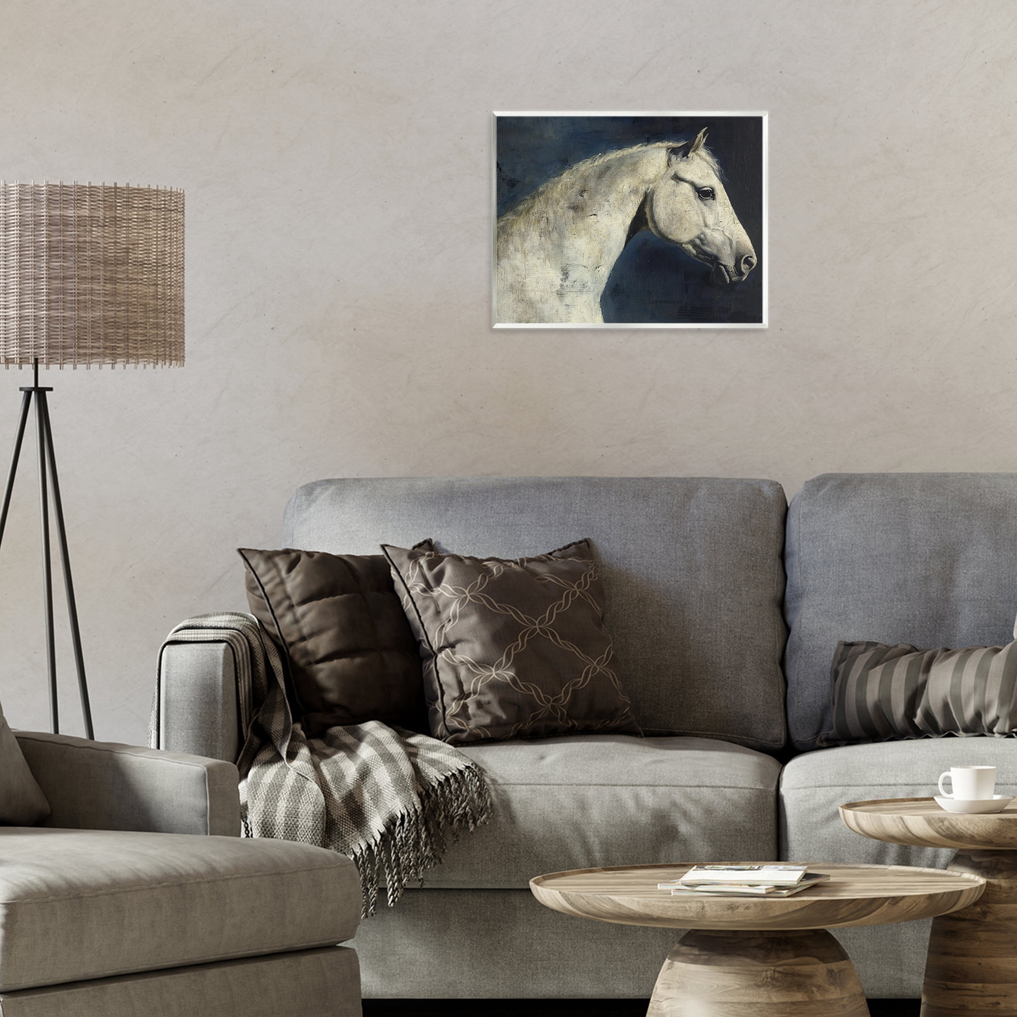 Stupell Industries Equine On The Blue Night Wall Plaque Art, design by Svetlana Aleynikova