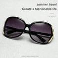 thumbnail image 5 of Retro Oversized Square Sunglasses Fashion Gradient Shades Big Frame Sunglasses for Women, 5 of 6
