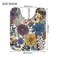 thumbnail image 5 of Yayeee Bath Rug for Bathroom Floor Non Slip Rectangle Fluffy Soft Absorbent Mat, 16"x24", Blue Flowers, 5 of 7