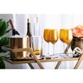 thumbnail image 3 of Majestic Gifts Inc. Glass Water/ Wine Goblets -Bold Black -18 Oz- Set/6, 3 of 5