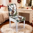 thumbnail image 4 of RKSTN Christmas Stretch Chair Cover Protective Cover Washable Chair Cover, Christmas Home Decoration C, 4 of 5