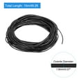thumbnail image 2 of Silicone Wire 20AWG 20 Gauge Flexible Tinned Copper Standard High-Temperature Hookup Wire Black 15m/49.2ft, 2 of 6