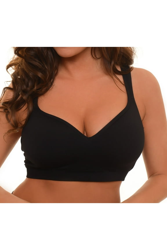 SEAMLESS SPORTS BRA WITH SEW-IN CUPS