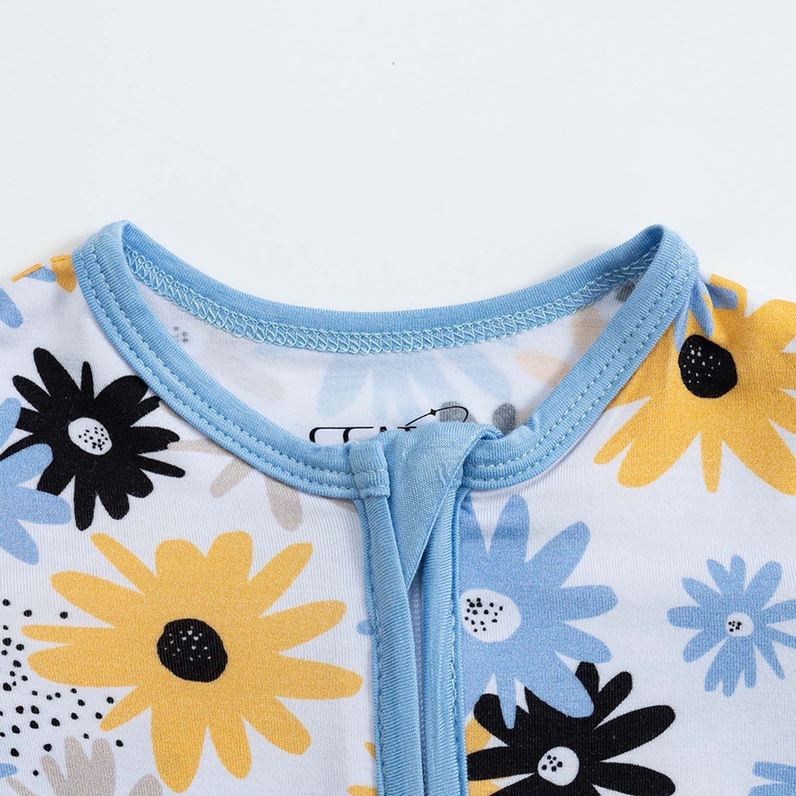 FUZHIQ 2Pcs Girls Bodysuits Zipper Long Sleeve Letter Prints Romper Jumpsuits Jumpsuit One Piece Newborn Infant