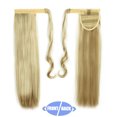 thumbnail image 2 of Drawstring Ponytail Hair Extension 20" 22" Curly Wavy Straight Hairpiece One Piece Ponytail Extension Long Pony Tails for Women(Natural Black/Dark Brown), 2 of 8