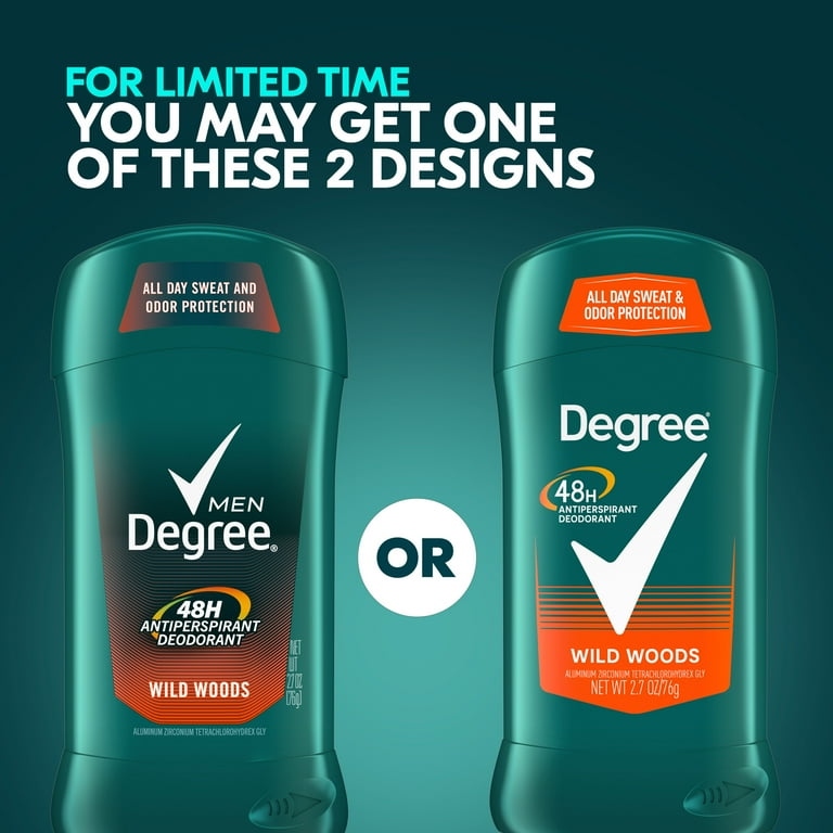 【2個】Degree ディグリー　ワイルドウッズ　デオドラント　制汗剤 Degree Long Lasting Men's Antiperspirant Deodorant Stick