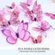 thumbnail image 4 of Decoración de pared con mariposas, 48 piezas, manualidades de pared DIY, pegatinas de mariposas 3D para decoraciones de fiesta con imanes, 4 of 6