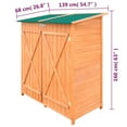 thumbnail image 7 of vidaXL Wooden Shed Garden Tool Shed Storage Room Large, 7 of 7