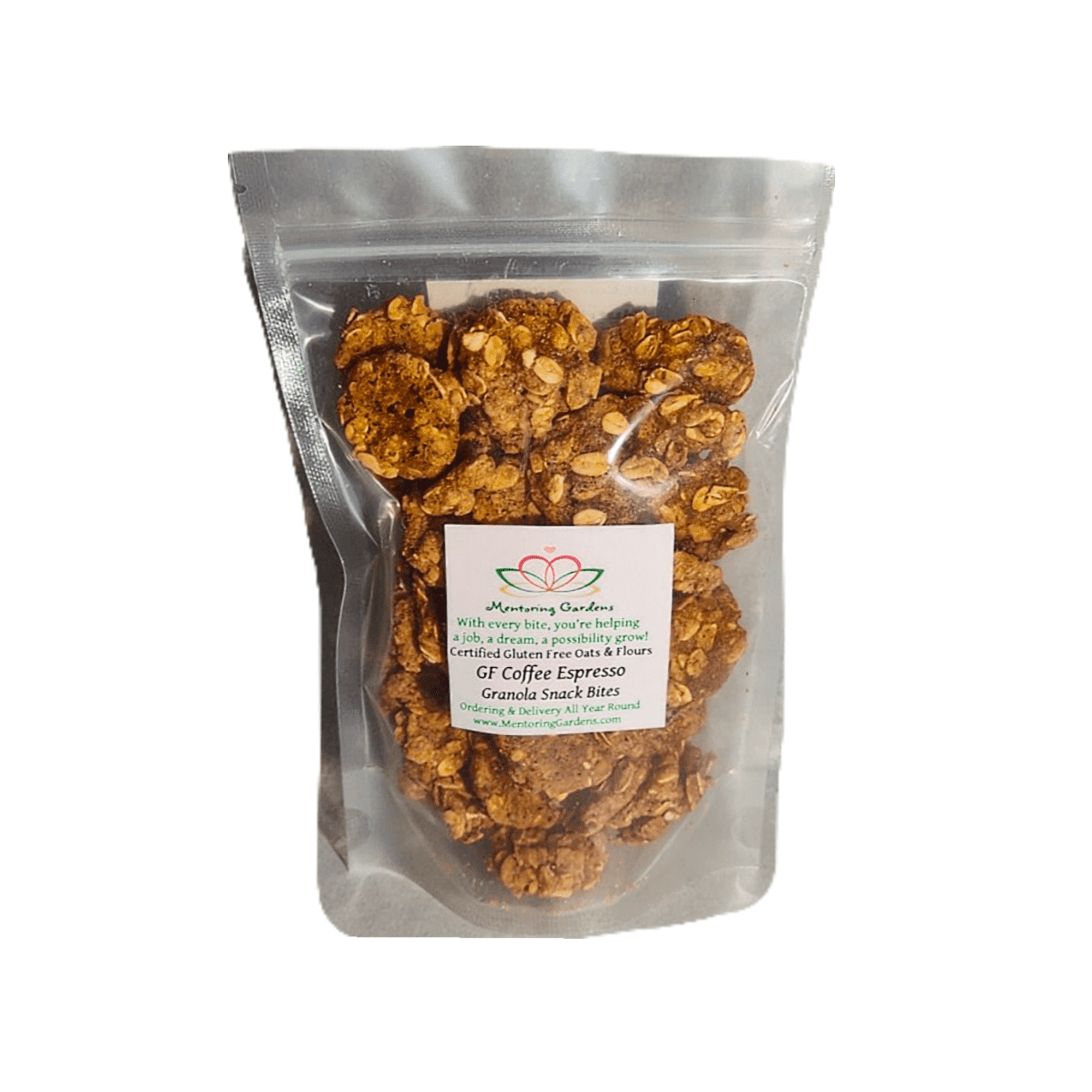 Gluten-Free Coffee Espresso Granola Snack Bites