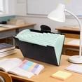 12-Pocket Accordion File Folder for A4 Documents, Plastic Organizer ...