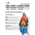 thumbnail image 4 of Edolynsa Caftans for Women Plus Size Swimwear Kaftan Cover up Maxi Beach Dresses Older Women Summer Outfits, 4 of 9
