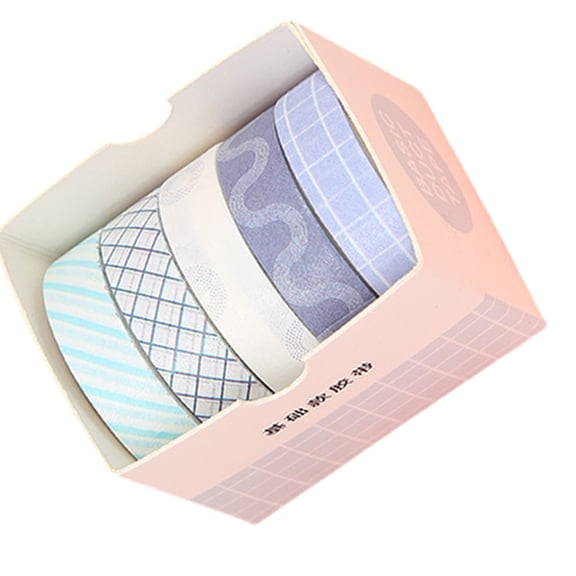 5Rolls Scrapbooking Tape for Craft 10mmx2m Decorative Tape for Scrapbooking Journal Photo Album Picture Frame Wrapping