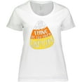 thumbnail image 3 of Inktastic Halloween No Such Thing As Too Much Candy Corn Women's Plus Size T-Shirt, 3 of 5