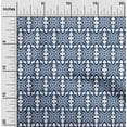 thumbnail image 1 of oneOone Polyester Lycra Fabric Ethnic Geometric Flame Stitch Printed Fabric 1 Yard 56 Inch Wide, 1 of 4