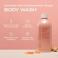 thumbnail image 4 of Hey Humans Rosewater Ginger Moisturizing Women's Body Wash with Vegan + Natural Ingredients, Jojoba Oil - 14 fl oz (Pack of 1), 4 of 7