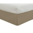 thumbnail image 2 of Fresh Ideas FRE20114MOCH02 Poplin Tailored Bed Skirt  Mocha - Full, 2 of 4