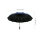 thumbnail image 3 of Paraguas Plegable Automático de 60 Varillas | Parasol Grande de 107 Cm Resistente Al Viento con Marco de Aluminio Reforzado | Doble Protección Solar Contra La Lluvia | Paraguas de Viaje Compacto y Po, 3 of 6