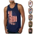 thumbnail image 3 of Xijirk Tank Tops Men Independence Day Tank Top Summer Sleeveless Breathable Shabby Flag Print Casual Top for Holiday,3XL, 3 of 5
