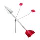 thumbnail image 1 of Riwesomey Indicador de dirección del viento de acero inoxidable, portátil, extraíble, ajustable, sensible, Reflector luminoso, paleta, Kayak, yate, Bombillas para automóviles, 1 of 6