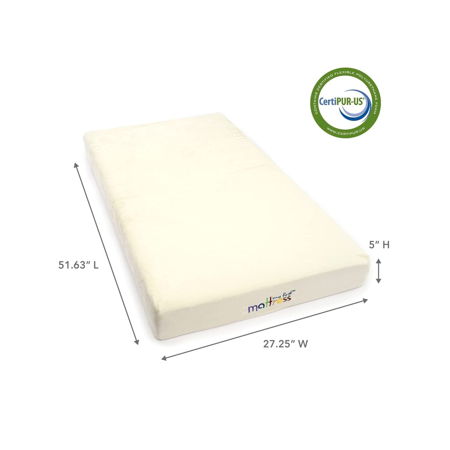 My First Crib Mattress, Crib & Toddler Foam Mattress