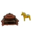 thumbnail image 1 of Sofá Miniatura Dalecarlian, Silla, Caballo, Modelo DIY, Accesorio, Muebles, Escultura Para Micropaisaje, Estantería, Entrada, Decoración Del Hogar, Regalo, 1 of 8