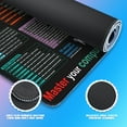 thumbnail image 2 of Excel Cheat Sheet Desk Mat, Large XL Waterproof Keyboard and Mouse Pad with Excel Shortcuts, Gaming Accessories for Computer Desk, 31.5×11.8 Inches, 2 of 8