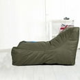 thumbnail image 2 of Bean Bag Chair - Floor Chair Couch Lazy Lounger Memory Foam Sofa with Dirt-Proof Oxford Fabric&Side Pocket for Kids Age 2 and Up,MOM I'm FINE, Army Green, 2 of 9