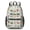 Tractor and Sheep, variant on Tractor and Tractors White Pattern 17" School Backpacks for Teens,Waterproof Oxford Fabric,S-Shape Padded Straps for School,Travel,Hiking,Camping