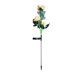 thumbnail image 2 of Fiudx Ofertas Flash Del Día Luces Al Aire Libre Del Jardín De Flores Con La Flor Artificial Solar De Rose De 6 Cabezas Encendidas, 2 of 6