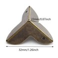 thumbnail image 3 of SDTC Tech - Paquete de 12 protectores de esquina para mini joyeros, cubierta protectora de borde de metal, color bronce, 3 of 4