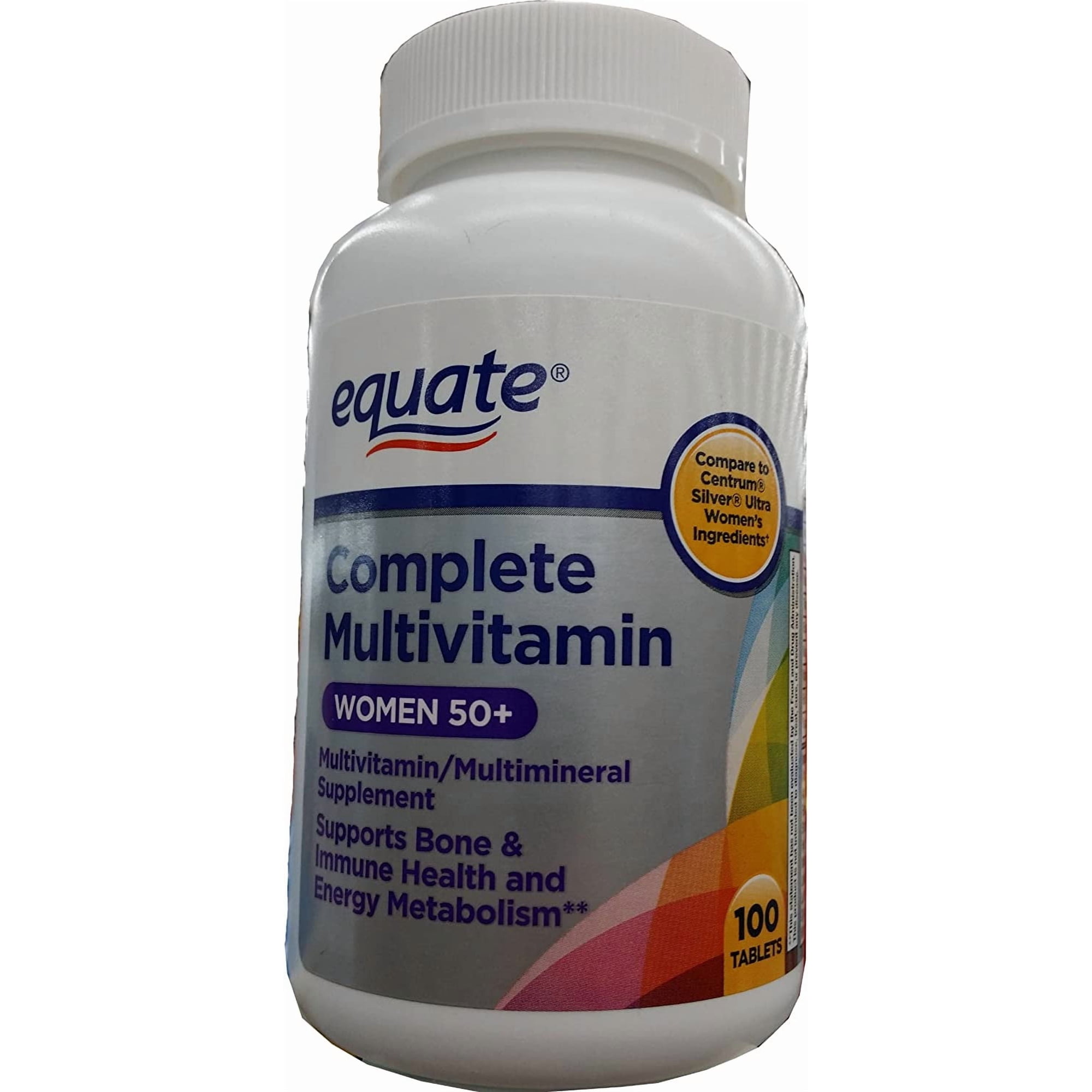 Equate Complete Multivitamin Women 50plus 100 Tablets