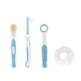 thumbnail image 1 of Oral Hygiene Kit For Babies, 4 Pieces Set Featuring Silicone Training Toothbrush And Soft Bristles Toothbrush, Vacuum Packed For Hygiene, Promotes, 1 of 5