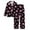 Black, Pink, Multicolor, variant on Women Casual Home Wear Valentine Day Letter Love Print Pajamas Long Sleeve Pants Set Sleepwear Pyjamas Cozy Homewear