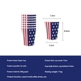 thumbnail image 2 of Graflsoa 24-Serve 170-Piece American Flag Themed Party Kit - Patriotic Disposable Tableware Set with Dinner & Dessert Plates, Cups, Napkins, Tablecloth, Banner for Independence Day, Memorial Day,, 2 of 7