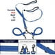 thumbnail image 3 of Correa doble para perro, sin enredos, para 2 perros de hasta 180 libras, cómodas asas acolchadas dobles ajustables, bolsas para excrementos de mascotas adicionales para los mejores regalos (correa do, 3 of 4