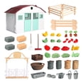 thumbnail image 2 of Miniaturas de Granja Casa Verduras Decoración de Valla Sunnimix Figuras de acción de PVC, 2 of 8