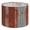Color 4, variant on Linen Drum Lampshades Rusted Corrugated Metal Wall Weathered Industrial Texture 13"x13"x10" Light Shade for Table Lamps Floor Lamp Shades Lampshade Replacement Assembly Required