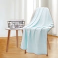 thumbnail image 4 of Toalla de baño de fibra de bambú premium tamaño adulto 140x70cm Toalla de baño de lujo absorbente suave y agradable para la piel para el salón de belleza en el hogar Spa 400 g Toalla de baño de lujo, 4 of 5