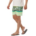 thumbnail image 4 of NOMADIC NOOK Men's Holiday Contrast Color Design Drawstring Waist Beach Board Shorts 2 Pack, 4 of 6