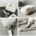 thumbnail image 2 of Women Small Faux Fox Fur Clutch Bag Mini Furry Evening bag Plush Shoulder Bag Crossbody Bag Hobo Bag Handbag, 2 of 7